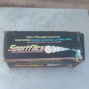 Sportflics 1986 Premier Edition Baseball Cards